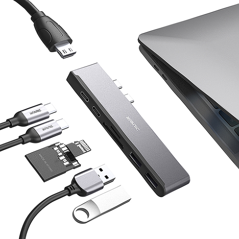 XFANIC湘凡 雷電3 TYPE-C多功能擴(kuò)展塢適用于MACBOOK PRO